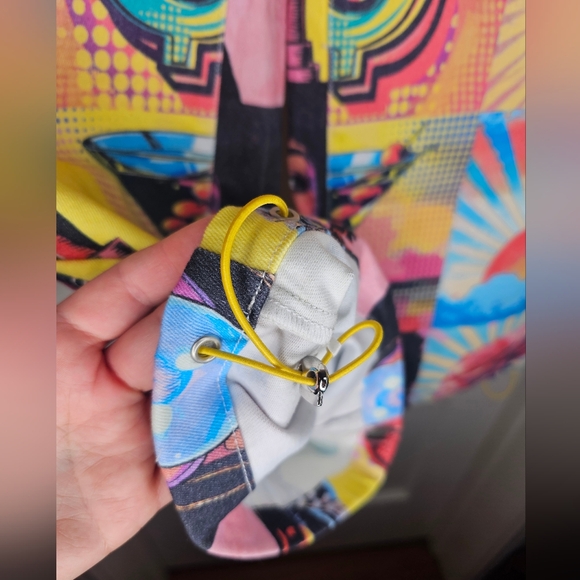 AKIRA Electric Printed Denim Cargo Pants - Picture 7 of 16